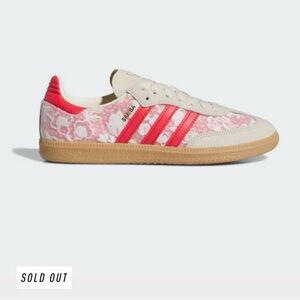 Adidas Samba Liberty London Pink and Cream Shoes